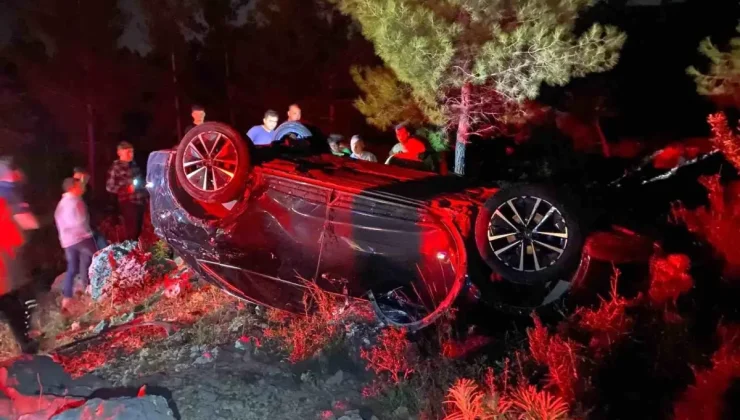 Bucak’ta Otomobil Takla Attı: Sürücü Ağır Yaralandı